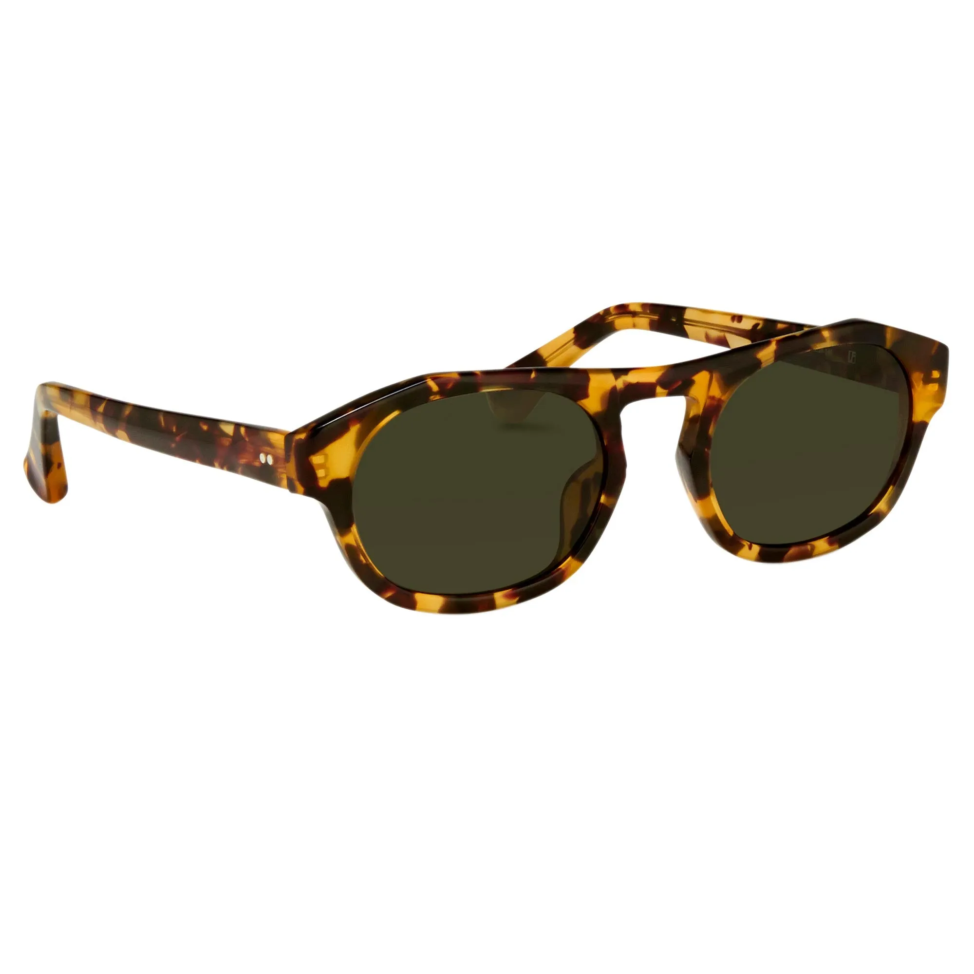 Dries van Noten 38 C14 Oval Sunglasses sold by Linda Farrow
