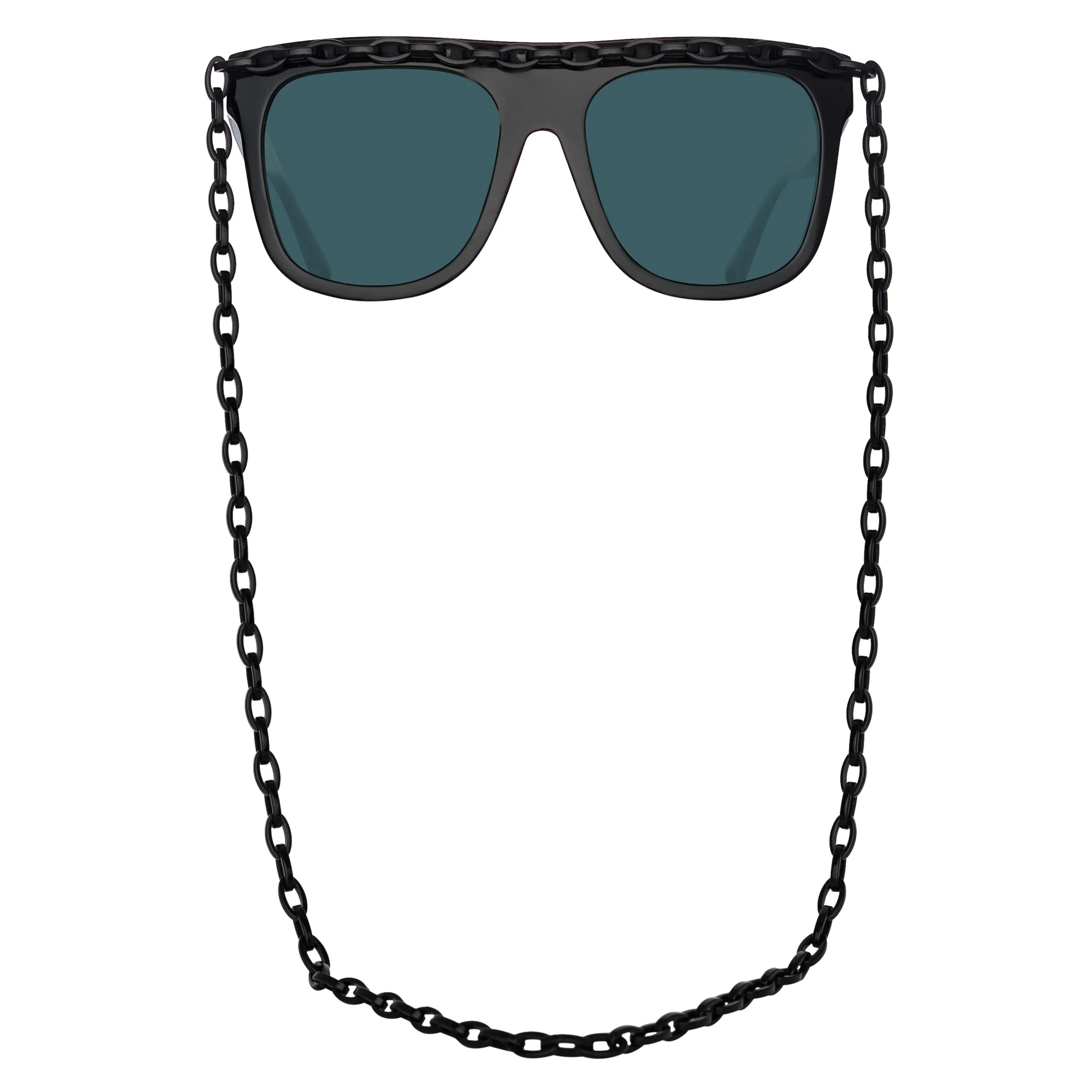 Dakota Flat Top Sunglasses in Black sold by Linda Farrow product image thumbnail 2