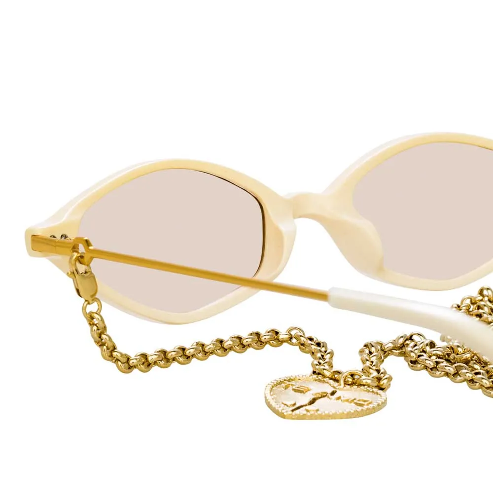 Alessandra Rich C4 Angular Sunglasses Parallel