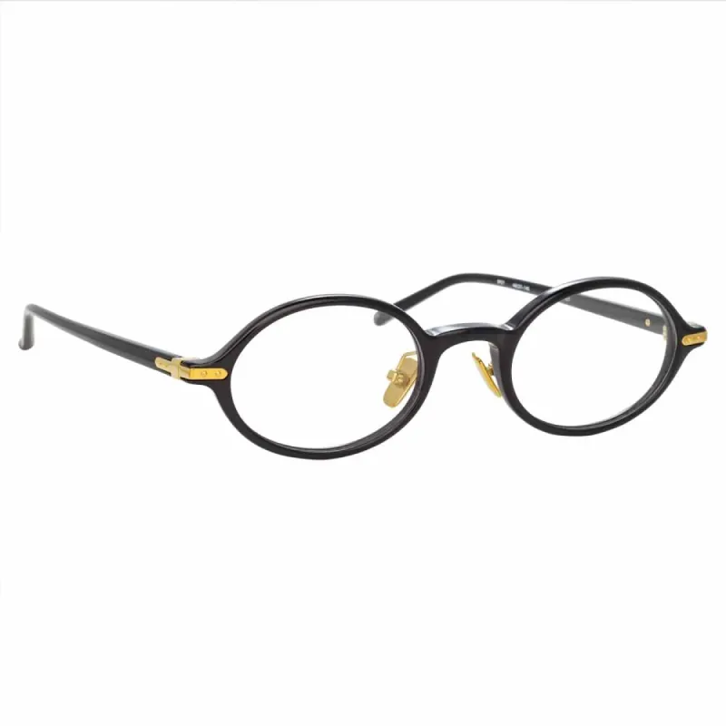 Linda Farrow Linear Eaves A C1 Oval Optical Frame sold by Linda Farrow