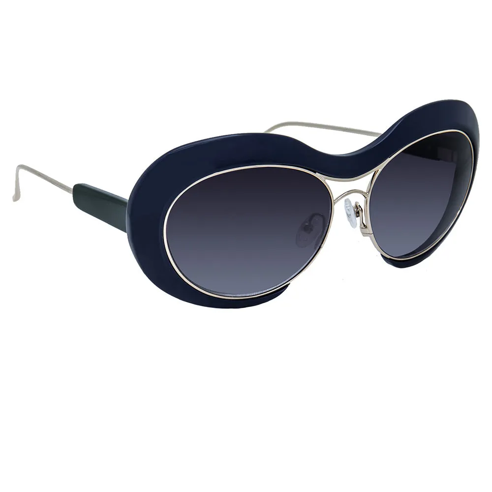 Sacai 4 C2 Cat Eye Sunglasses sold by Linda Farrow product image thumbnail 3
