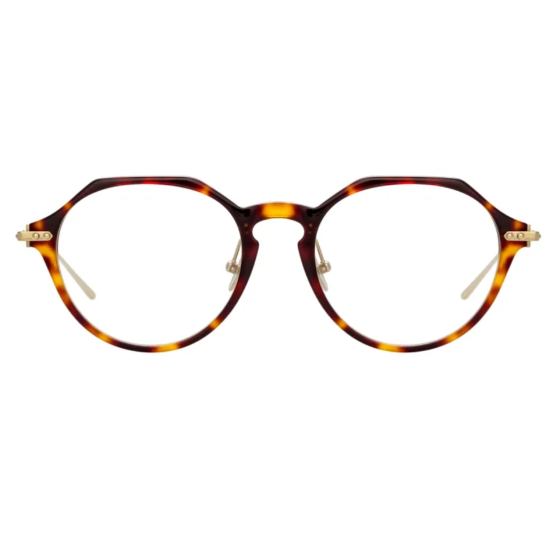 Linda Farrow Linear Wren in Tortoiseshell sold by Linda Farrow