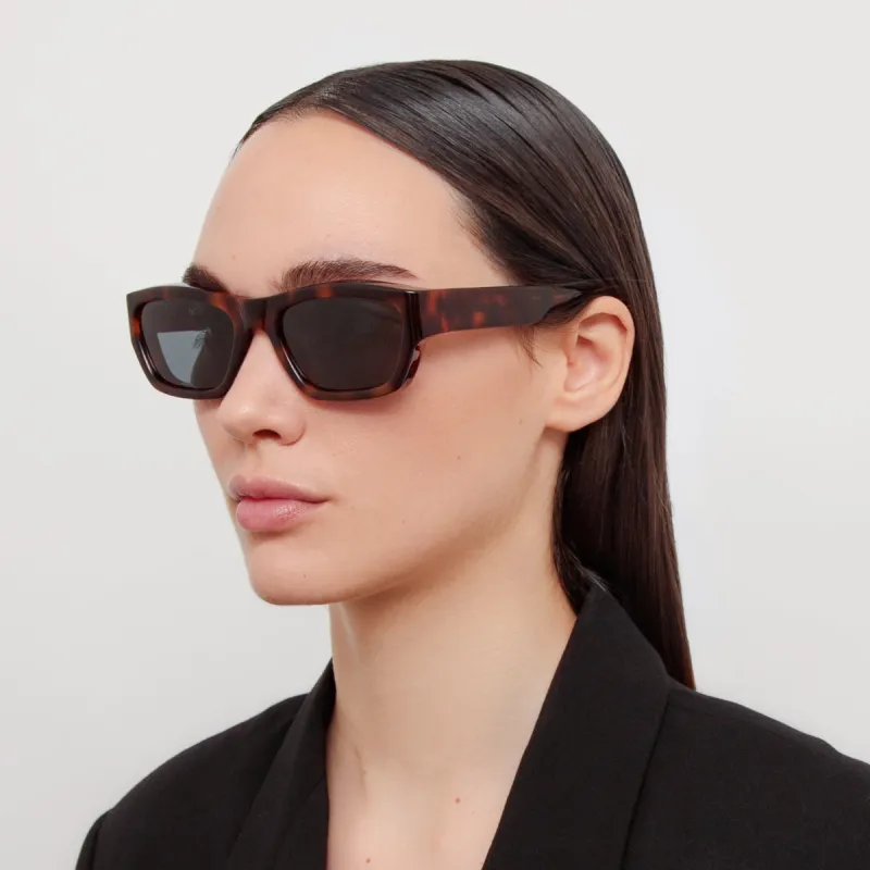 Azzurro Rectangular Sunglasses in Light Blue by Jacquemus