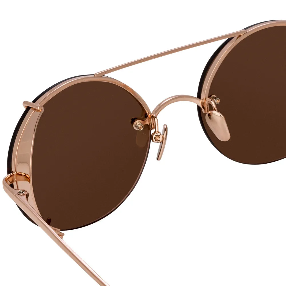 Linda Farrow 730 C3 Oval Sunglasses sold by Linda Farrow product image thumbnail 4