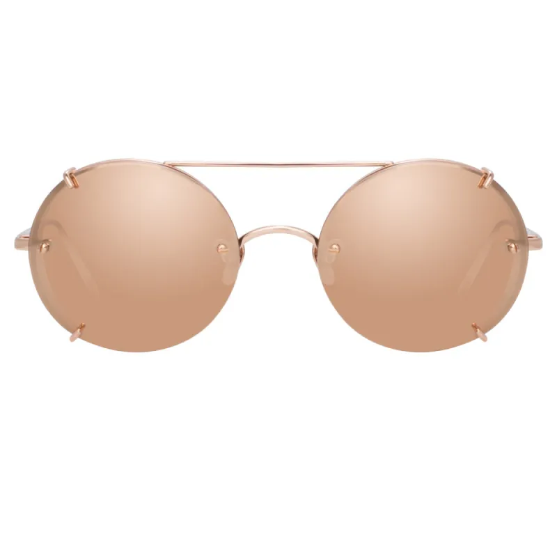 Linda Farrow 730 C3 Oval Sunglasses sold by Linda Farrow