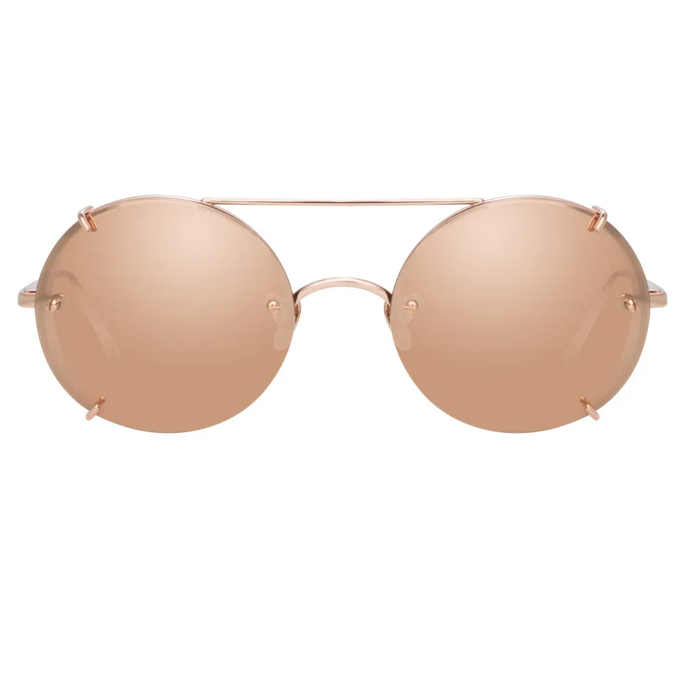 Linda Farrow 730 C3 Oval Sunglasses sold by Linda Farrow