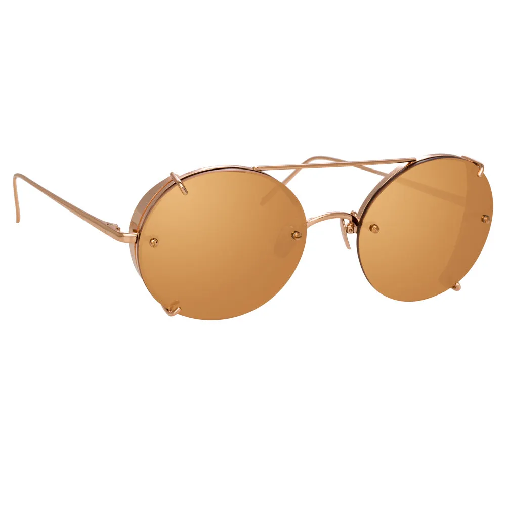 Linda Farrow 730 C3 Oval Sunglasses sold by Linda Farrow product image thumbnail 2