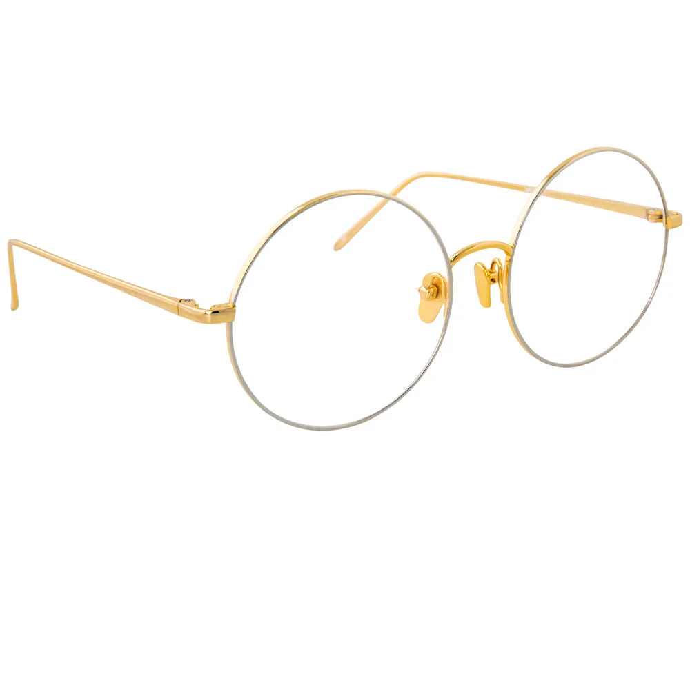 Linda Farrow 647 C7 Round Optical Frame sold by Linda Farrow product image thumbnail 2