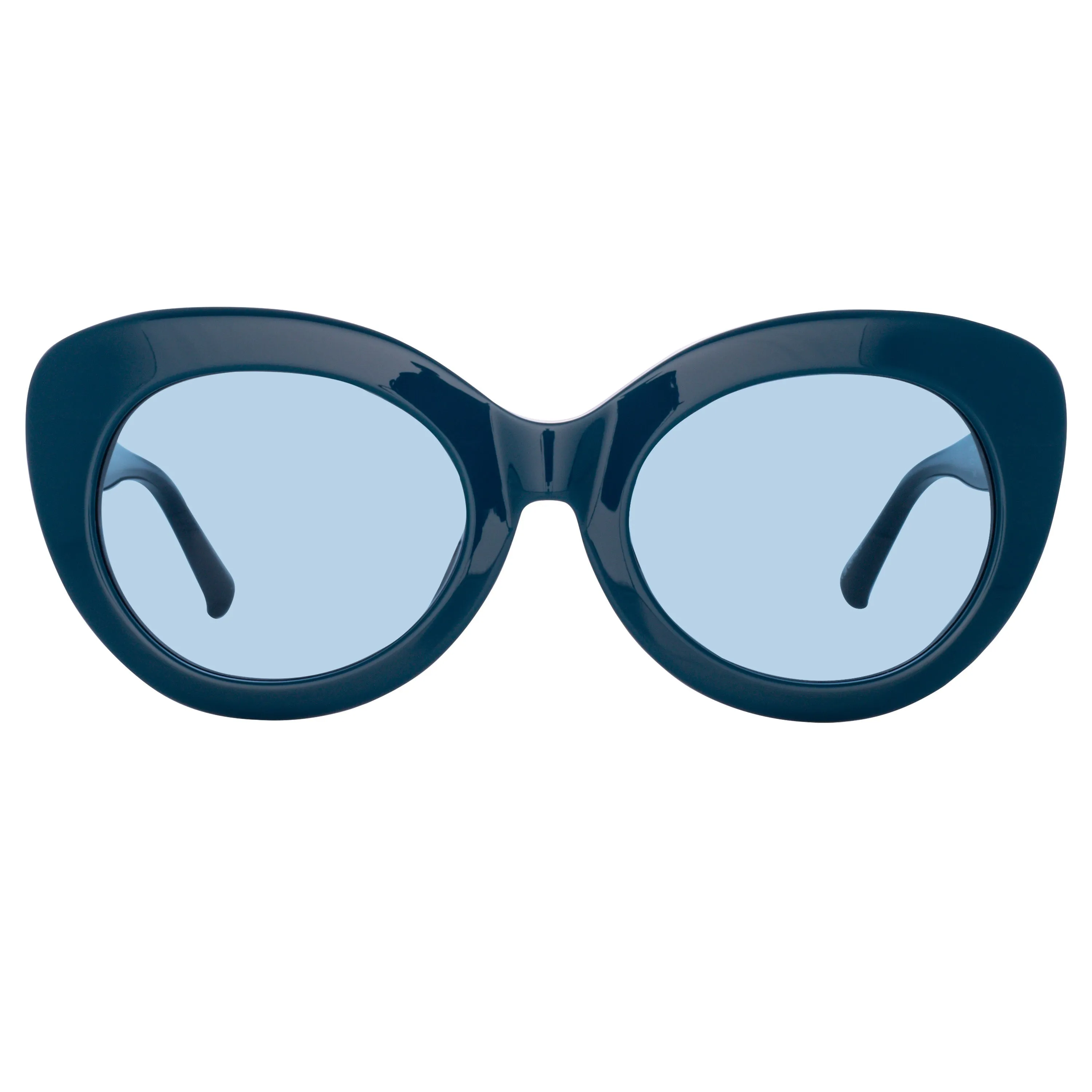 Agnes Cat Eye Sunglasses in Turquoise sold by Linda Farrow product image thumbnail 2