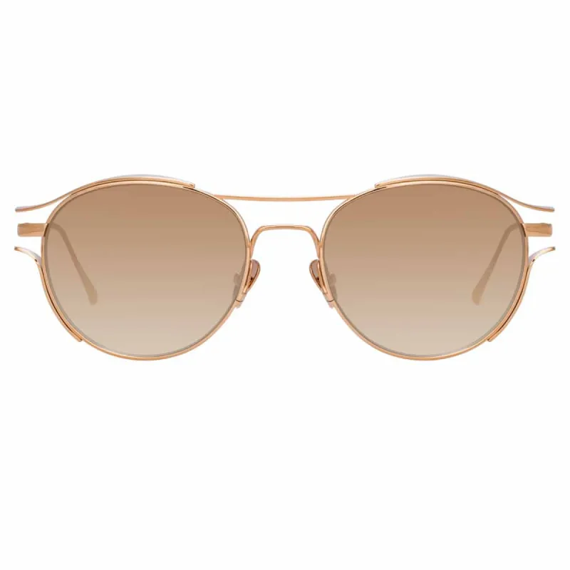 Linda Farrow Cradle C5 Oval Sunglasses sold by Linda Farrow