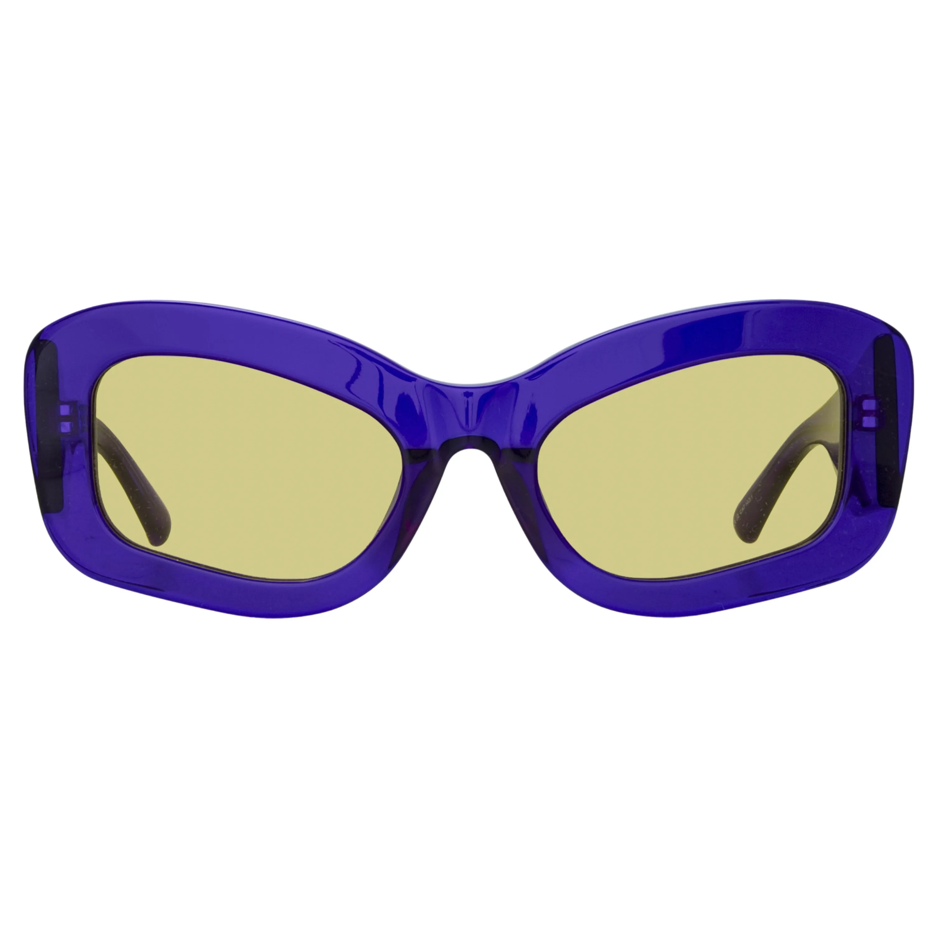 The Attico Harry Cat Eye Sunglasses in Purple sold by Linda Farrow product image thumbnail 2