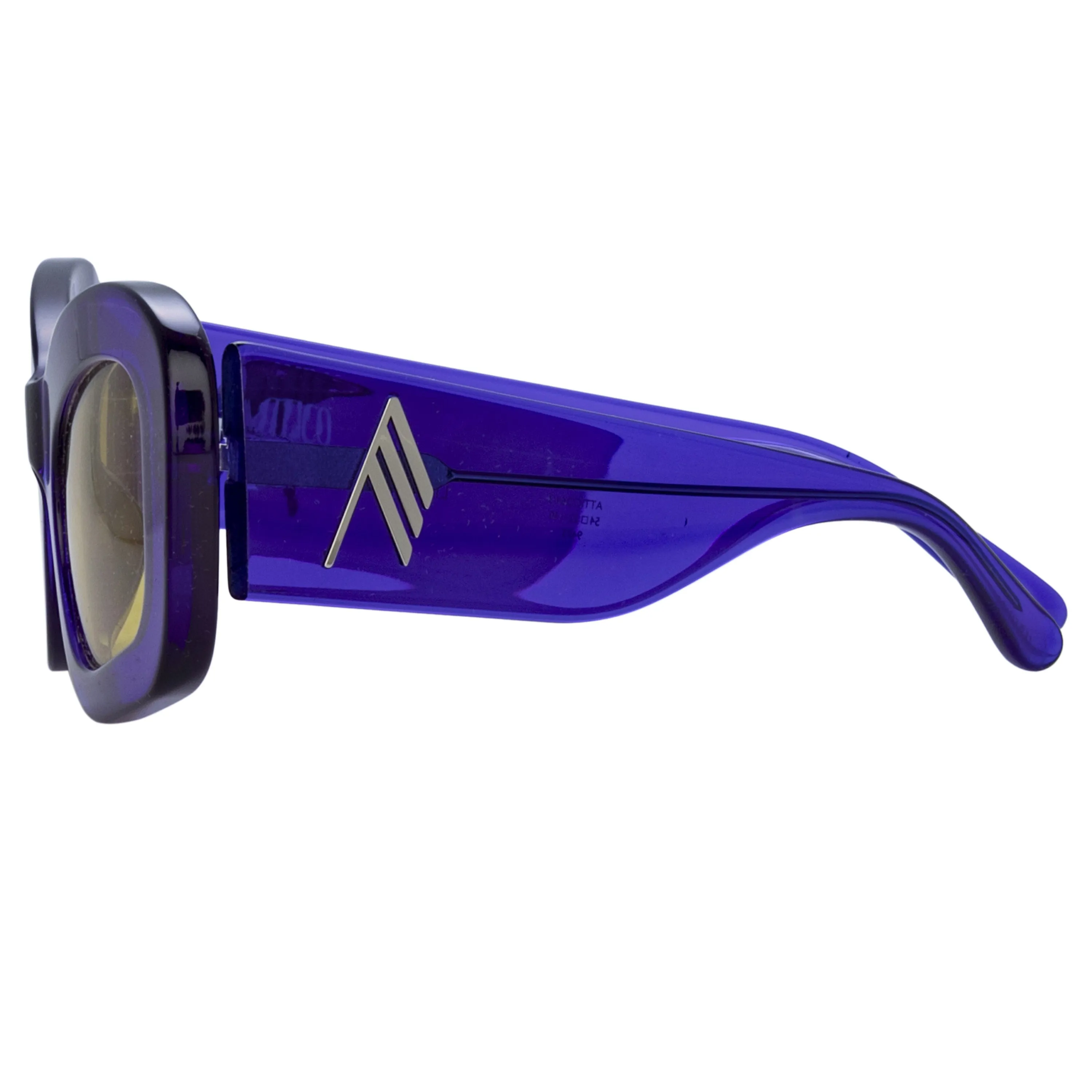 The Attico Harry Cat Eye Sunglasses in Purple sold by Linda Farrow product image thumbnail 3