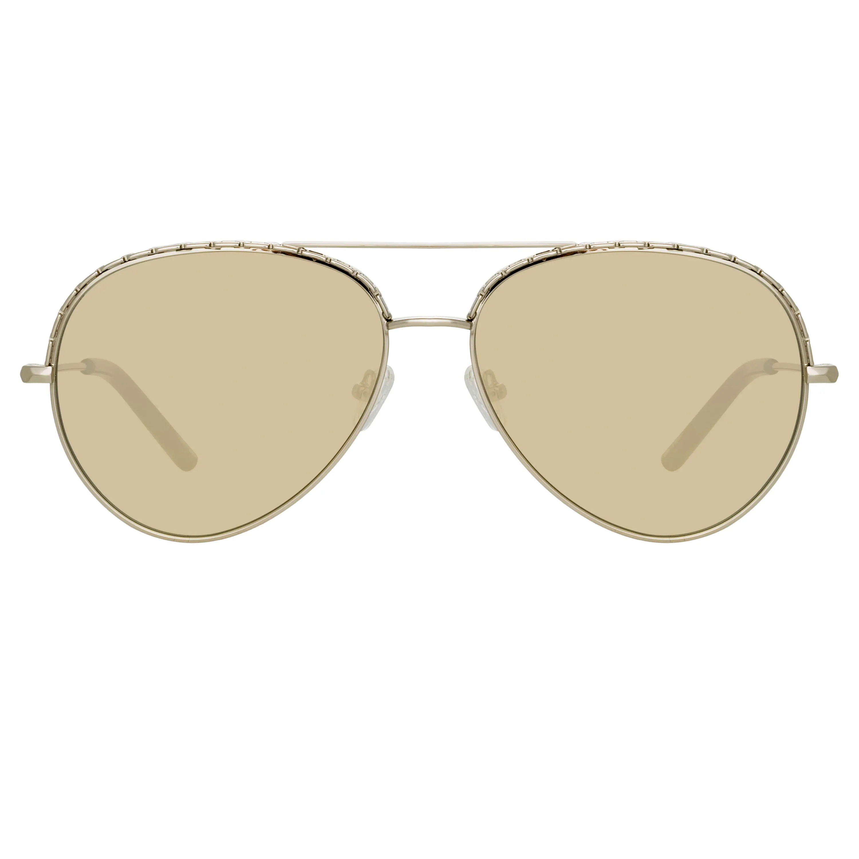 Matthew Williamson Magnolia Sunglasses in Silver sold by Linda Farrow