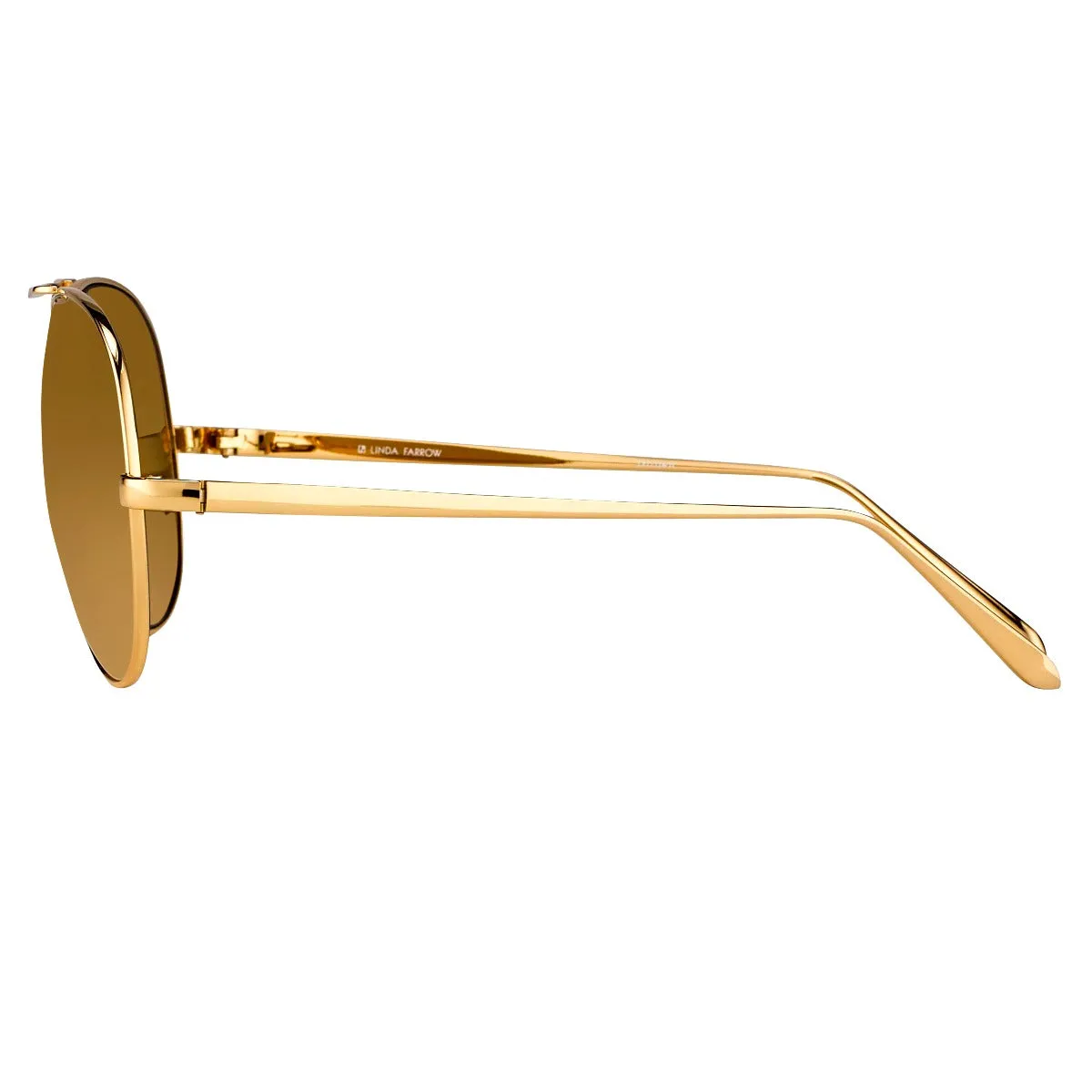 Linda Farrow 128 C11 Aviator Sunglasses sold by Linda Farrow product image thumbnail 3