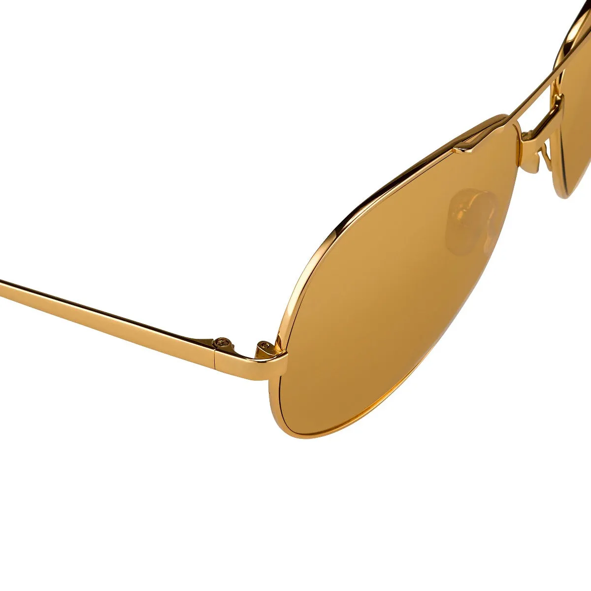 Linda Farrow 128 C11 Aviator Sunglasses sold by Linda Farrow product image thumbnail 4