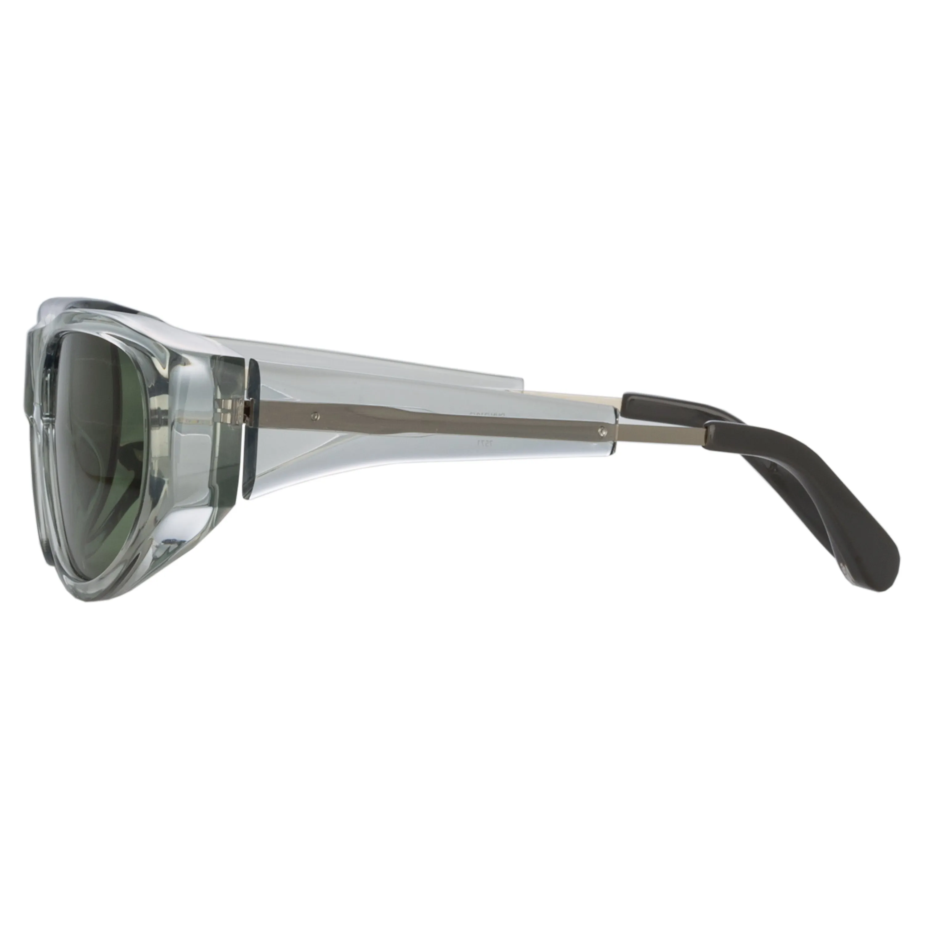 Dries Van Noten D-Frame Sunglasses in Grey sold by Linda Farrow product image thumbnail 3