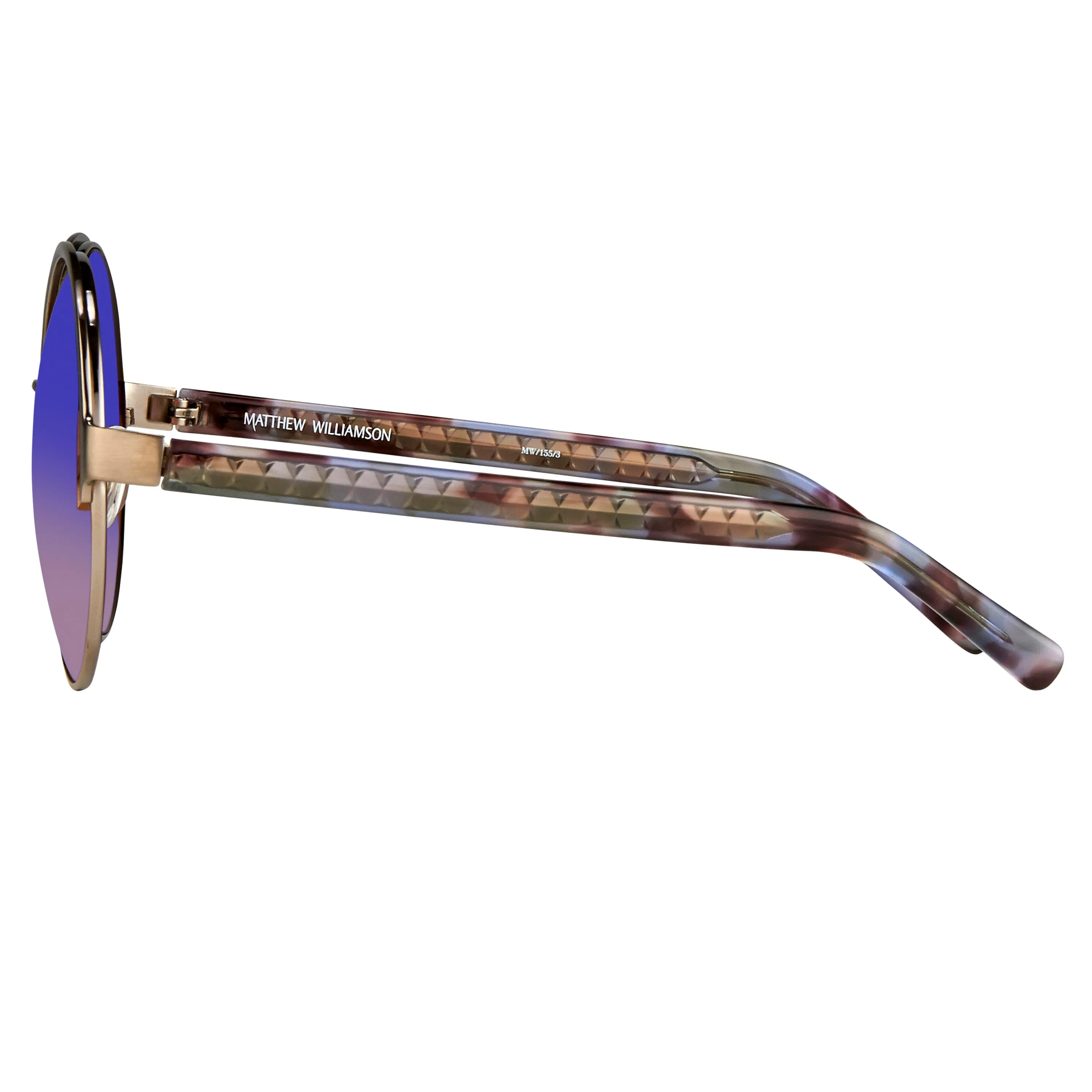 Matthew Williamson 155 C3 Round Sunglasses sold by Linda Farrow product image thumbnail 3