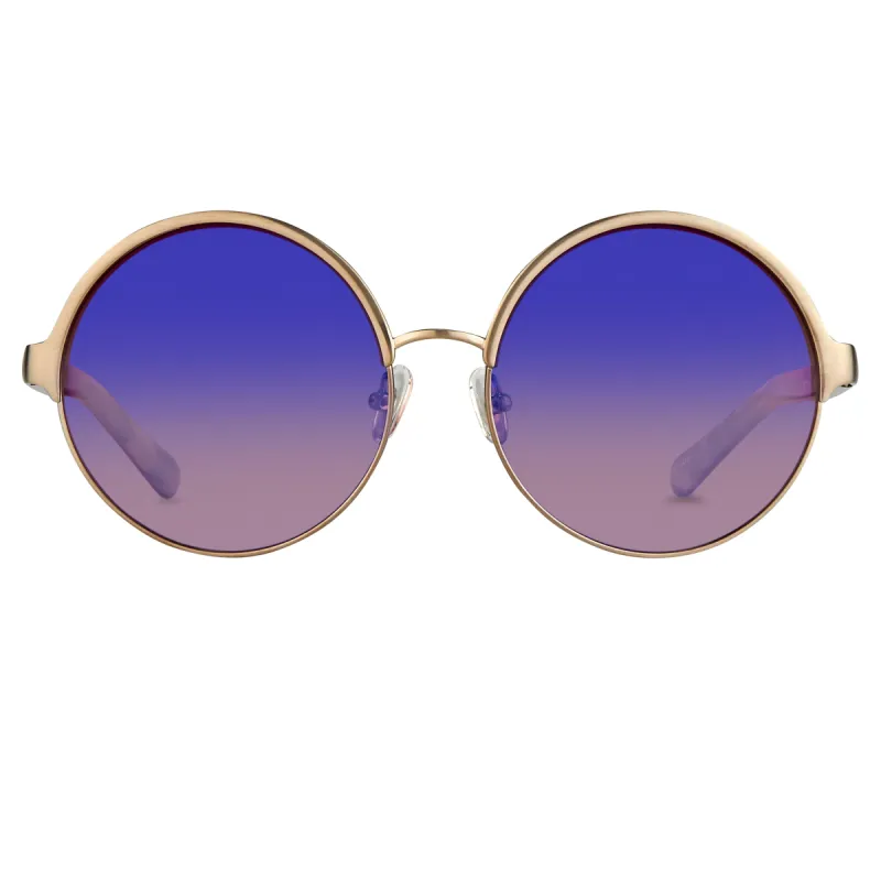 Matthew Williamson 155 C3 Round Sunglasses sold by Linda Farrow