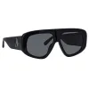 The Attico Milano Oversized Sunglasses in Black sold by Linda Farrow