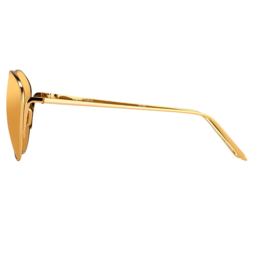 Linda Farrow 508 C1 Cat Eye Sunglasses sold by Linda Farrow product image thumbnail 3