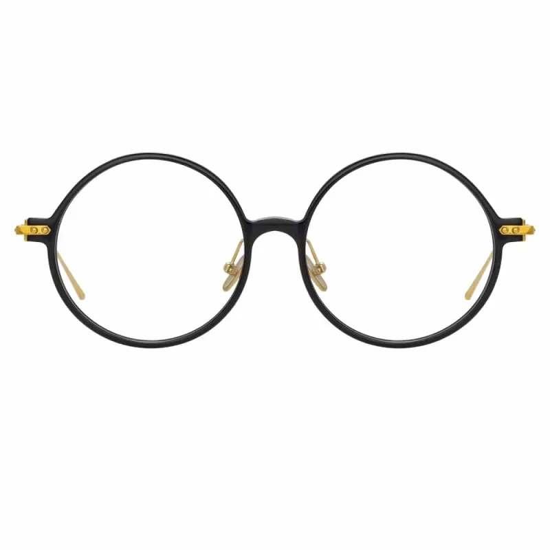 Linda Farrow Linear Savoye C1 Round Optical Frame sold by Linda Farrow