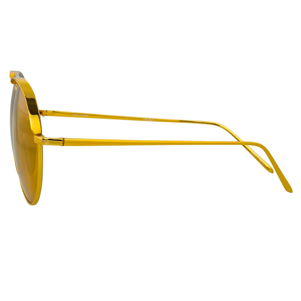 Linda Farrow 594 C1 Aviator Sunglasses sold by Linda Farrow product image thumbnail 3