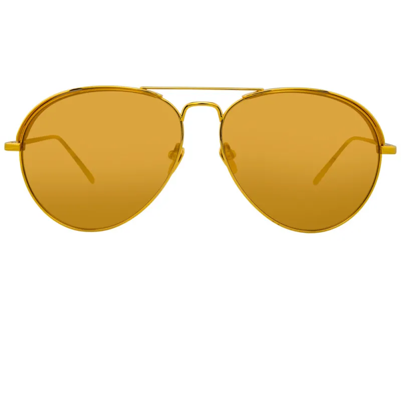 Linda Farrow 594 C1 Aviator Sunglasses sold by Linda Farrow