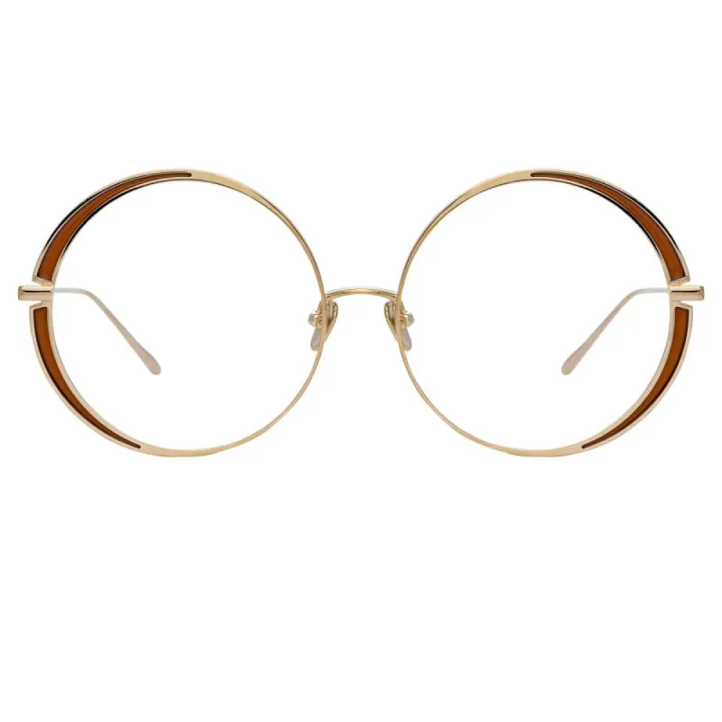 Linda Farrow Hart C4 Round Optical Frame sold by Linda Farrow