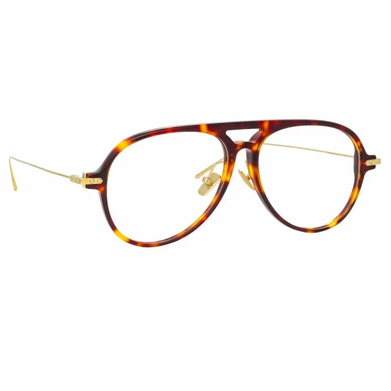 Linda Farrow Linear Gilles C2 Aviator Optical Frame sold by Linda Farrow