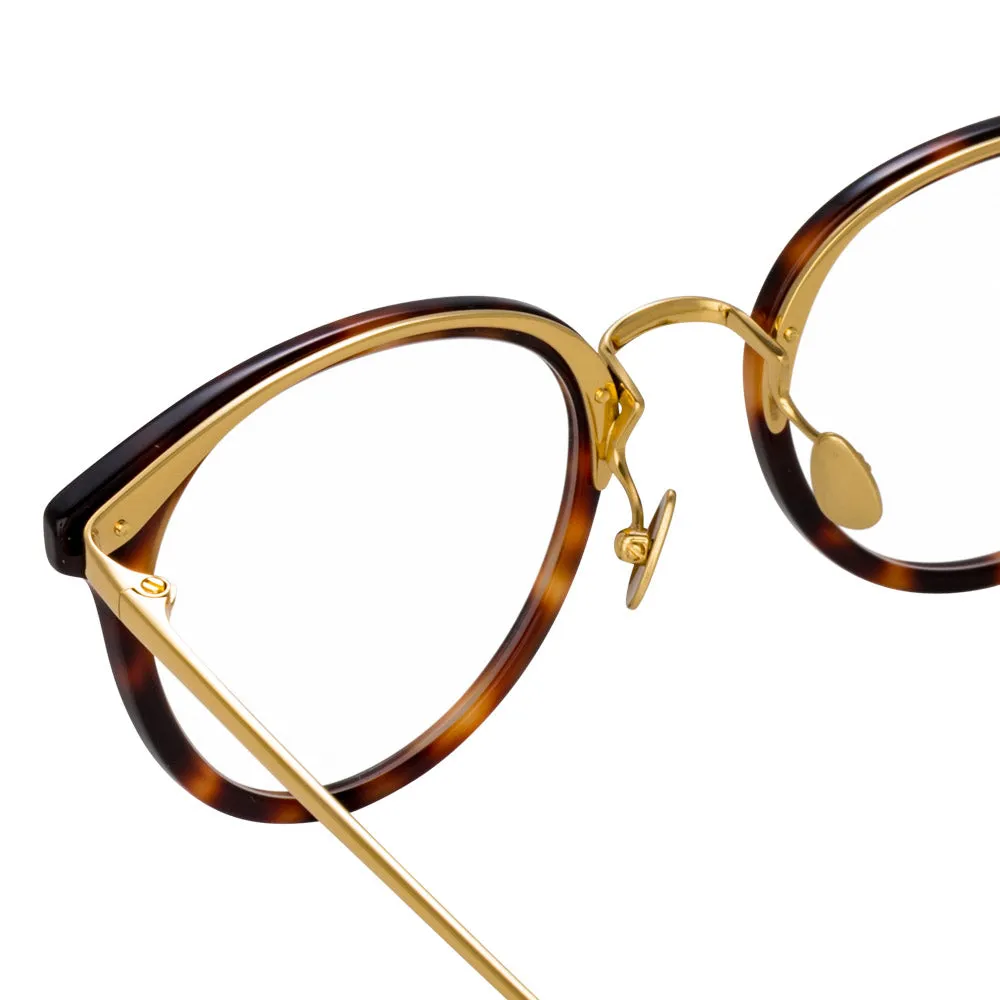 Linda Farrow Dolores C11 Oval Optical Frame sold by Linda Farrow product image thumbnail 4