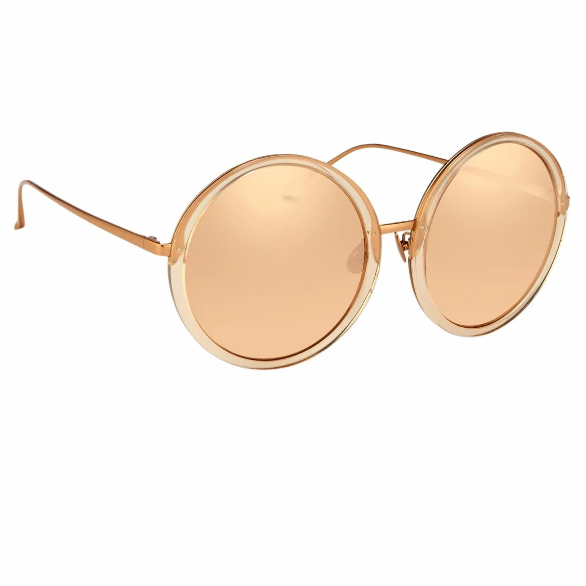 Linda Farrow Kew C9 Round Sunglasses sold by Linda Farrow