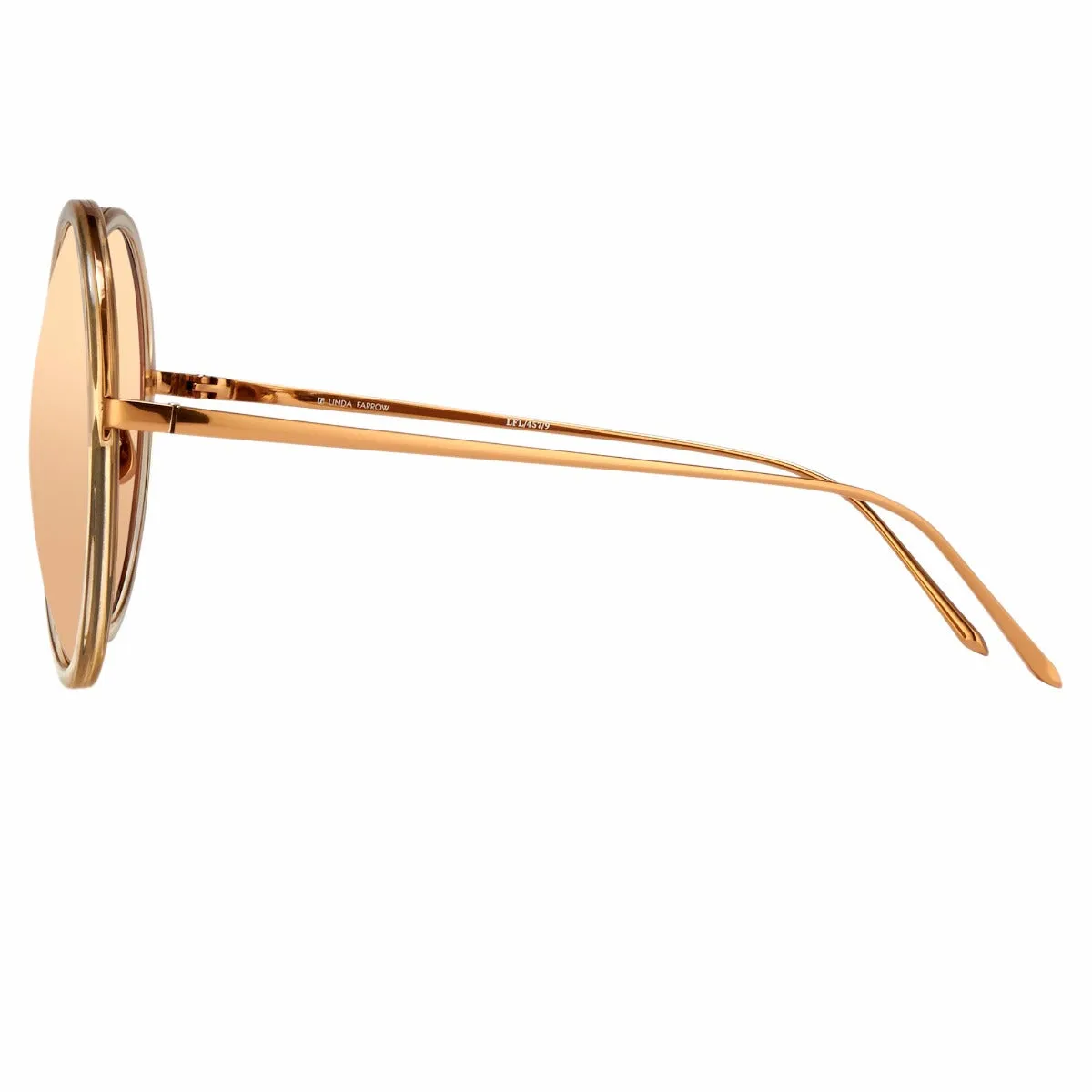 Linda Farrow Kew C9 Round Sunglasses sold by Linda Farrow product image thumbnail 3