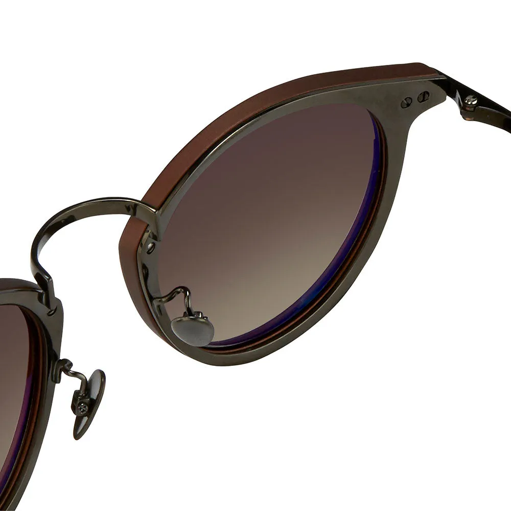 Linda Farrow 512 C6 Oval Sunglasses sold by Linda Farrow product image thumbnail 4