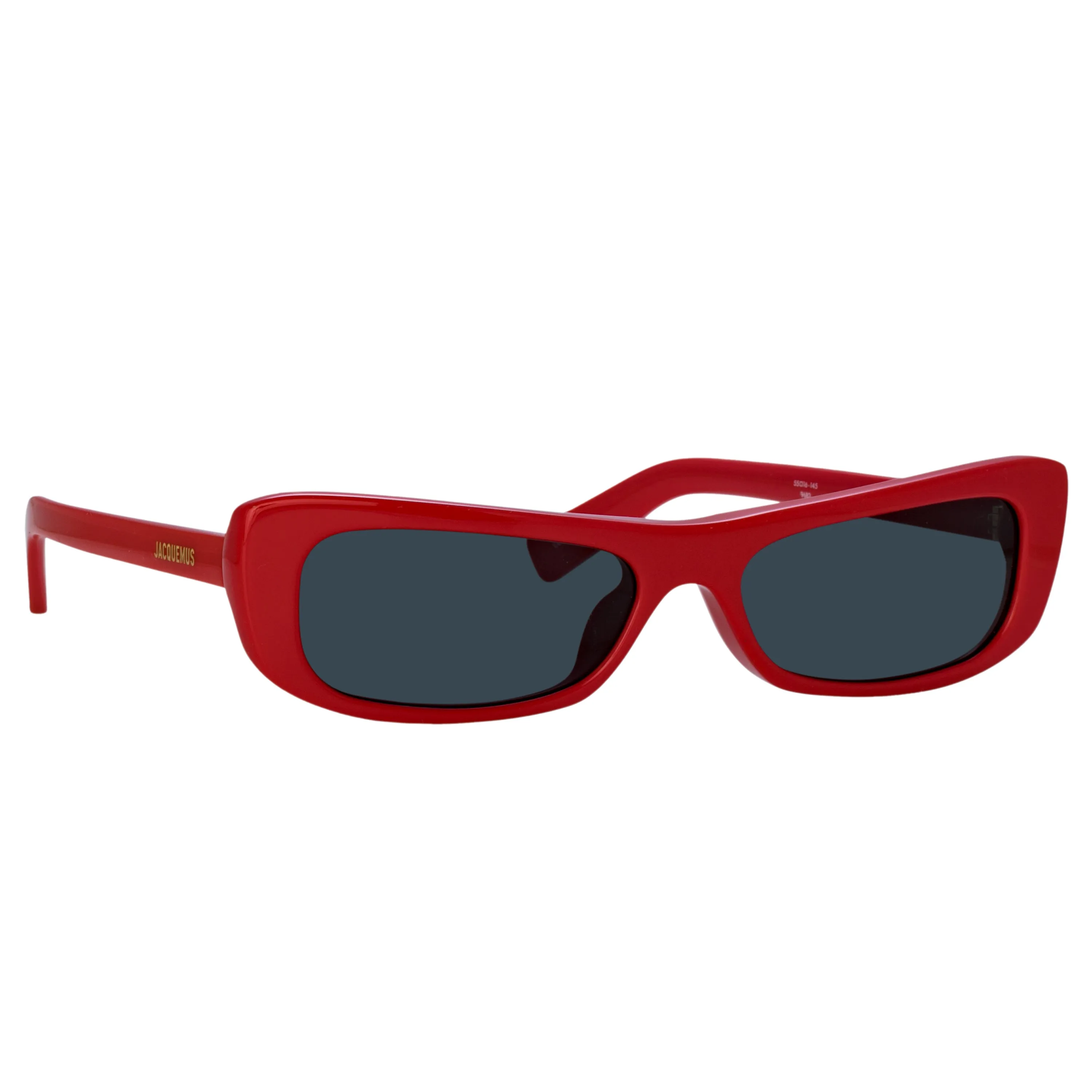 Capri Rectangular Sunglasses in Red by Jacquemus sold by Linda Farrow product image thumbnail 3