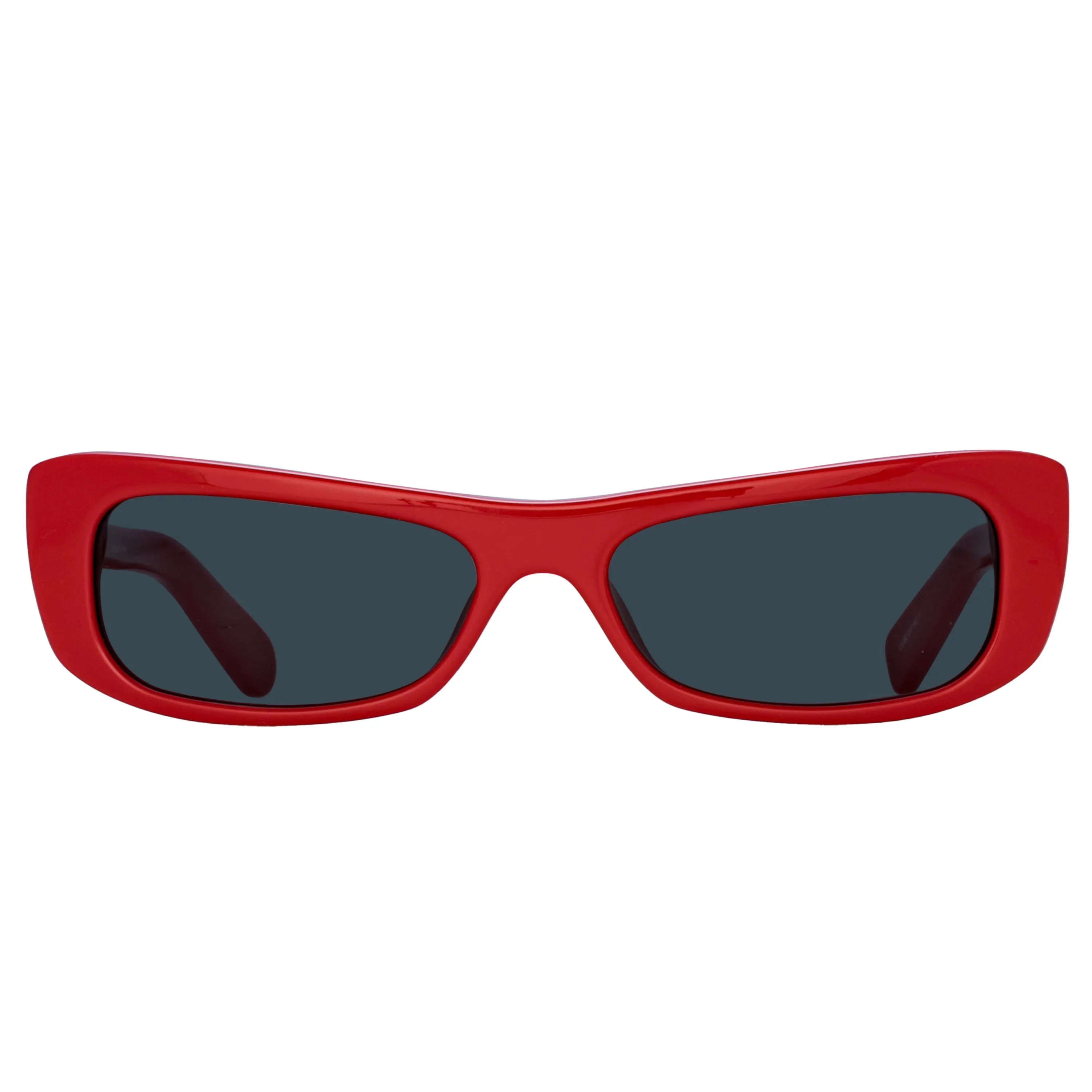 Capri Rectangular Sunglasses in Red by Jacquemus sold by Linda Farrow product image thumbnail 2
