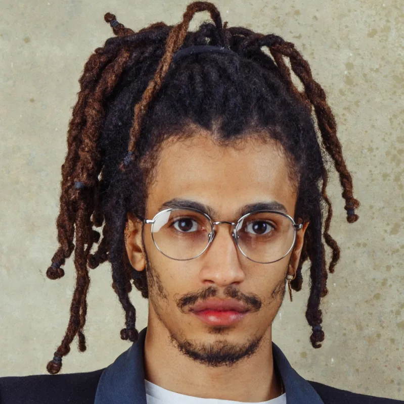 The Marlon | Oval Optical Frame in White Gold (C6) sold by Linda Farrow