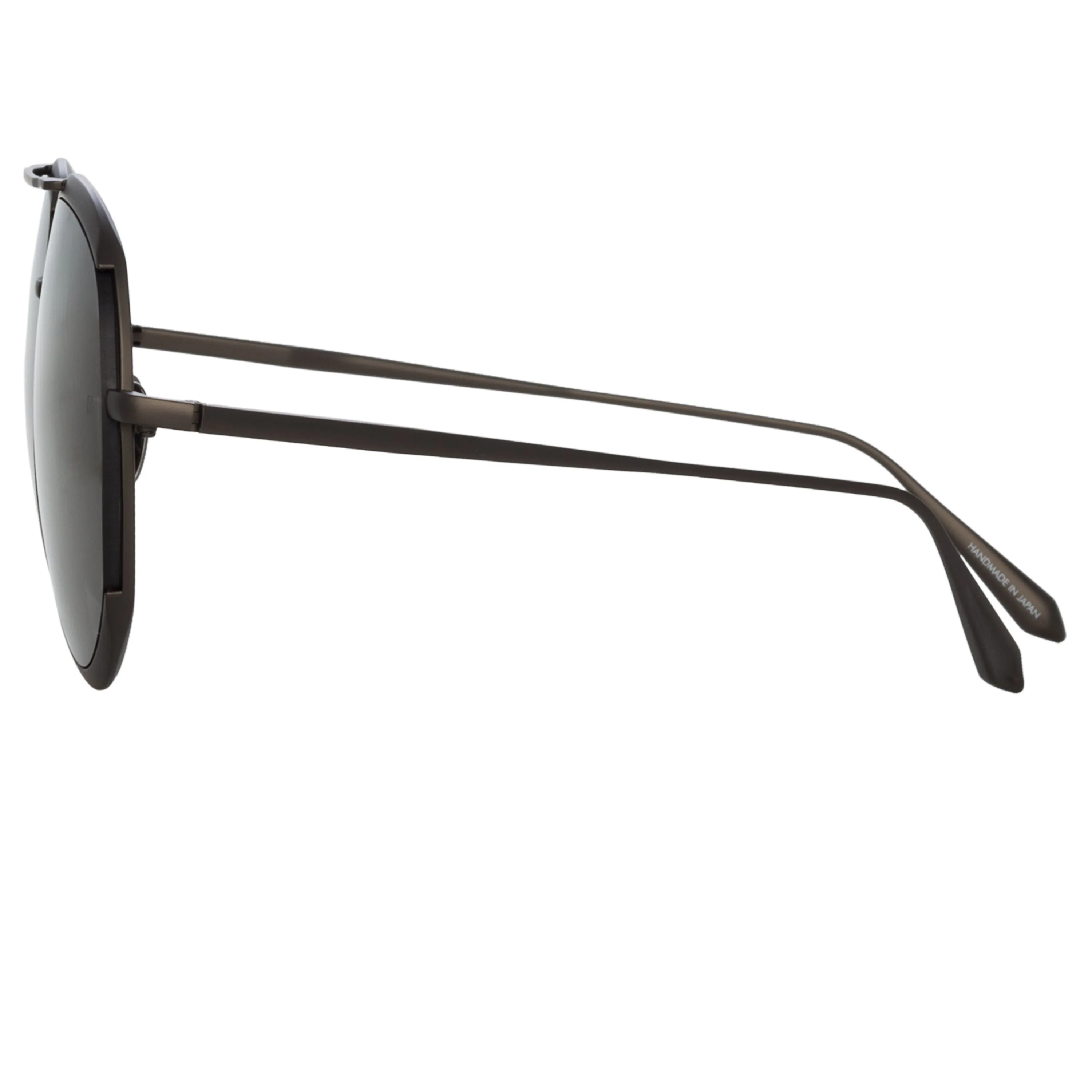 Matisse Aviator Sunglasses in Nickel sold by Linda Farrow product image thumbnail 5