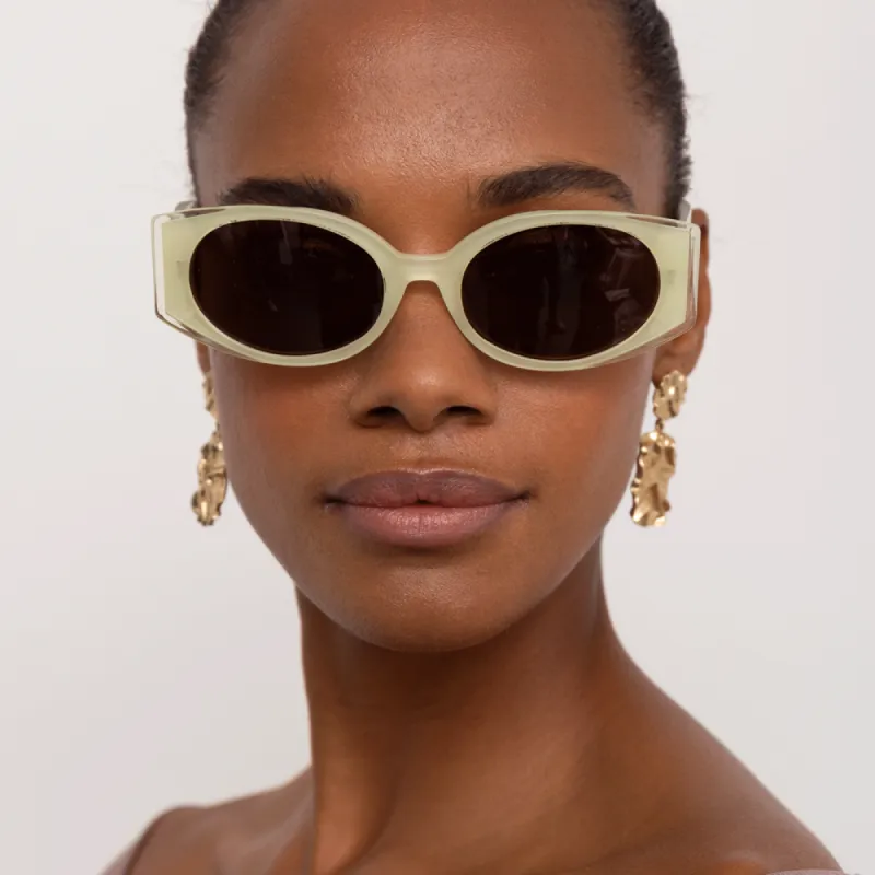 Matthew Williamson Bluebell Cat Eye Sunglasses in Yellow sold by Linda Farrow