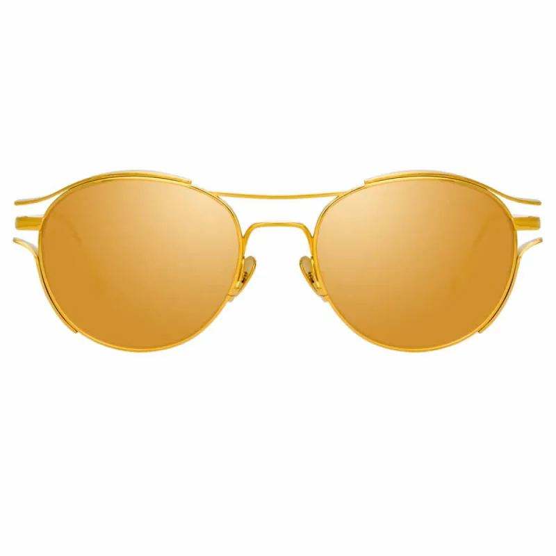 Linda Farrow Cradle C1 Oval Sunglasses sold by Linda Farrow