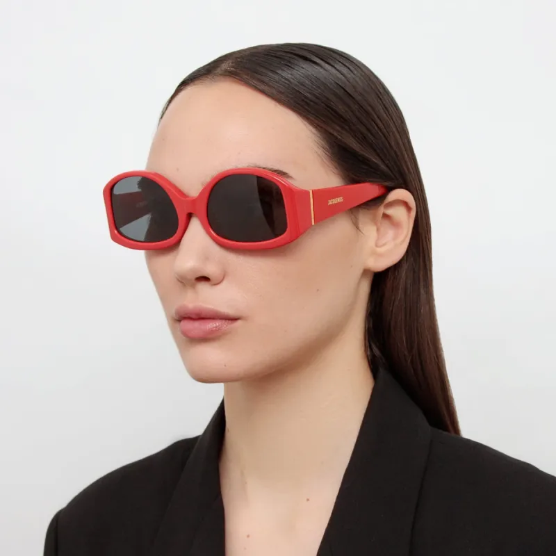 Colapso Special Sunglasses in Red by Jacquemus sold by Linda Farrow