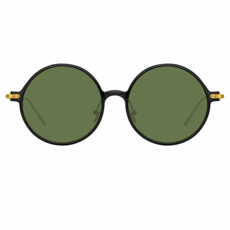 Linda Farrow Linear Savoye C9 Round Sunglasses sold by Linda Farrow