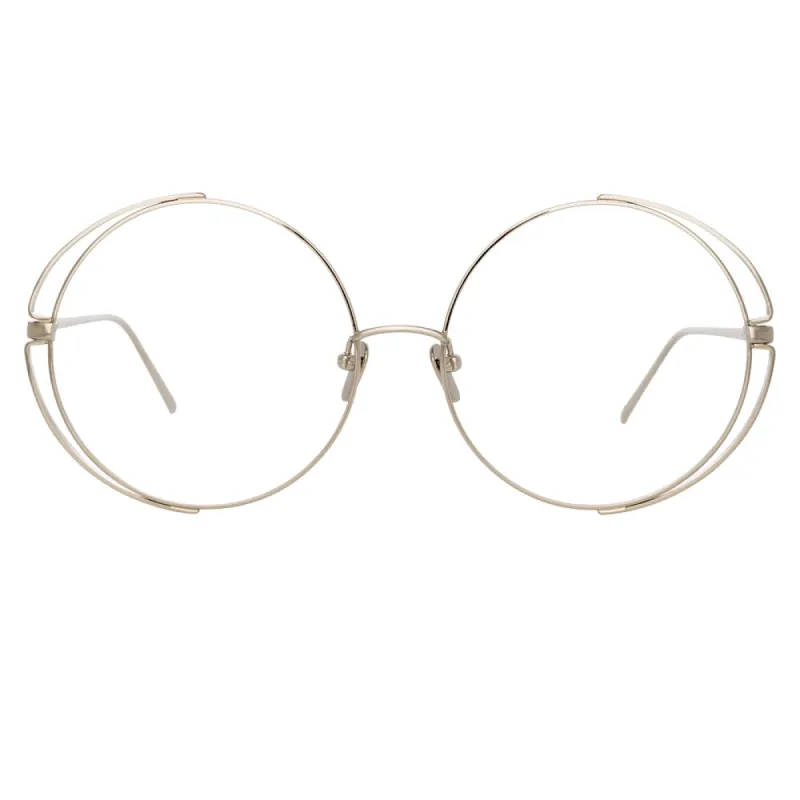 Linda Farrow Farah C10 Round Optical Frame sold by Linda Farrow