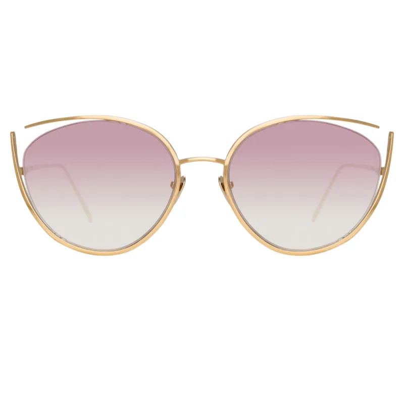 Linda Farrow Jeanne C9 Cat Eye Sunglasses sold by Linda Farrow