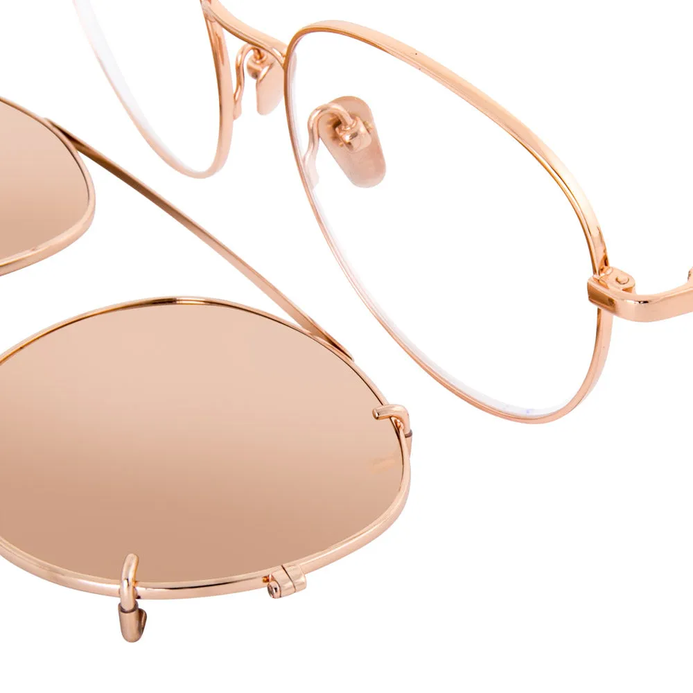 Linda Farrow 646 C3 Oval Sunglasses sold by Linda Farrow product image thumbnail 4