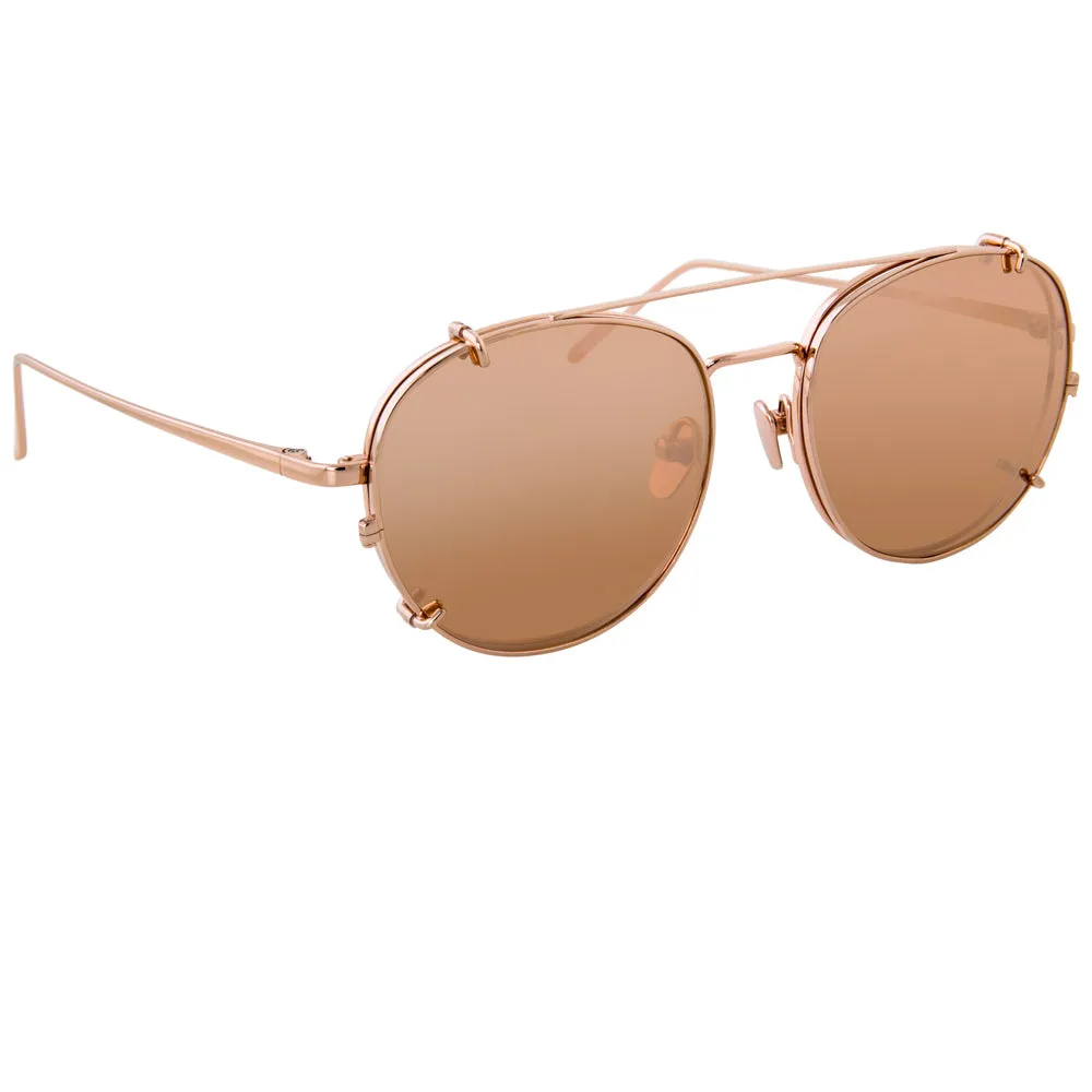 Linda Farrow 646 C3 Oval Sunglasses sold by Linda Farrow product image thumbnail 2