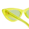The Attico Dora D-Frame Sunglasses in Green sold by Linda Farrow