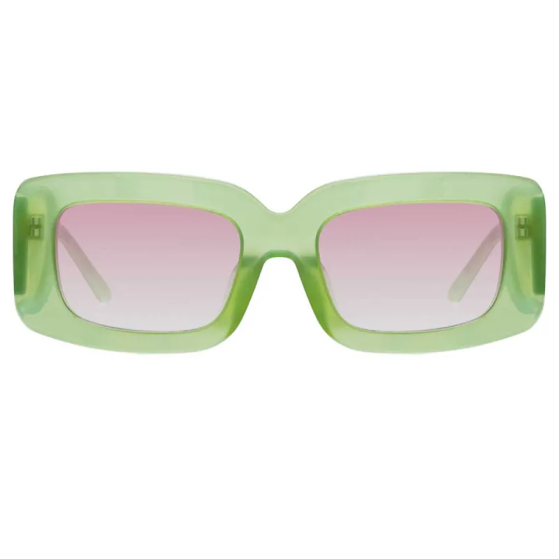 N°21 S37 C5 Rectangular Sunglasses sold by Linda Farrow