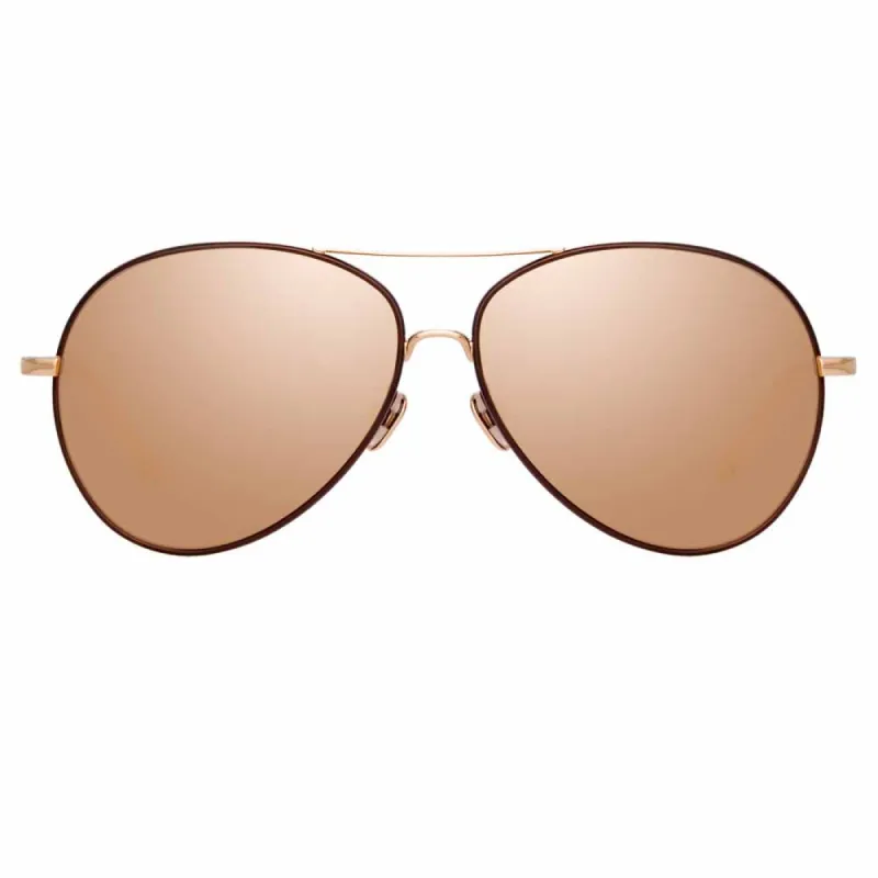 Linda Farrow Diabolo C5 Aviator Sunglasses sold by Linda Farrow