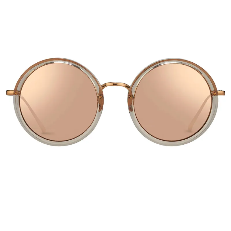 Linda Farrow Tracy C44 Round Sunglasses sold by Linda Farrow