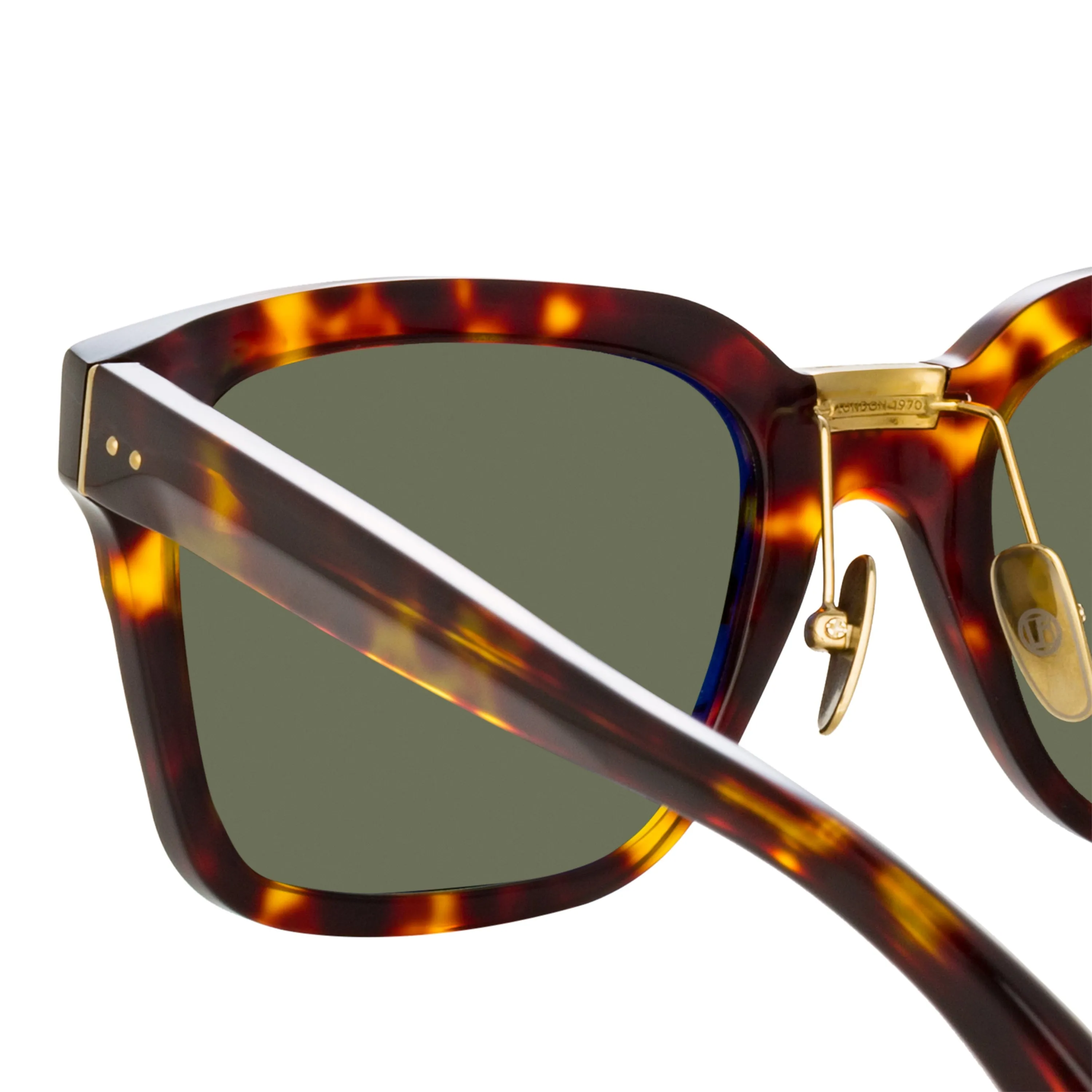 Desiree D-Frame Sunglasses in Tortoiseshell sold by Linda Farrow product image thumbnail 4